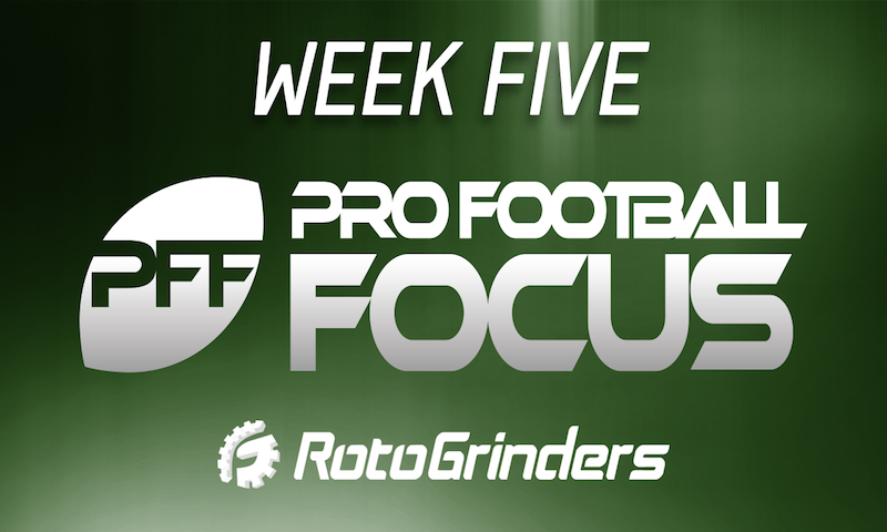 NFL Week 5 Pro Football Focus