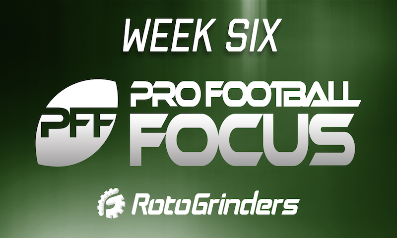 NFL Week 6 Pro Football Focus