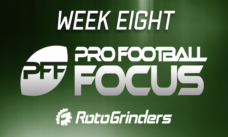 NFL Pro Football Focus Week 8