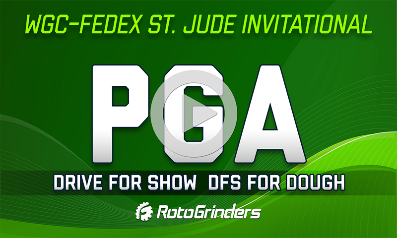 PGA Drive for Show, DFS for Dough: WGC-FedEx St. Jude Invitational