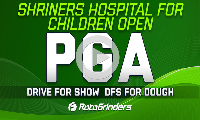 PGA Drive for Show, DFS for Dough: Shriners Hospital for Children Open