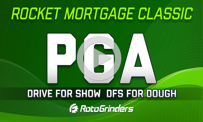 PGA Drive for Show, DFS for Dough: Rocket Mortgage Classic