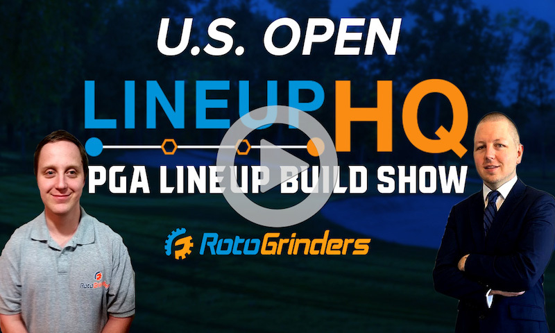 PGA LineupHQ Build Show - 2020 U.S. Open