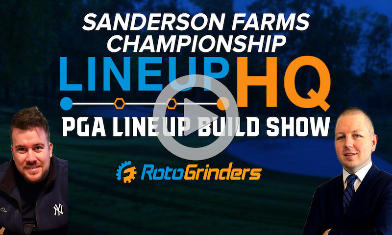 PGA LineupHQ Build Show - 2020 Sanderson Farms Championship