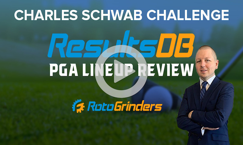 PGA DraftKings DFS Picks and Review - Charles Schwab Challenge