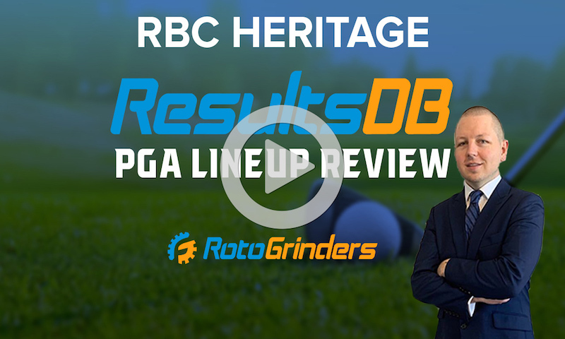 PGA DraftKings DFS Picks and Review - RBC Heritage