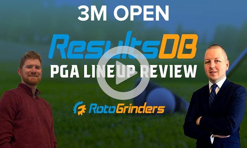 PGA DraftKings DFS Picks and Review - 3M Open
