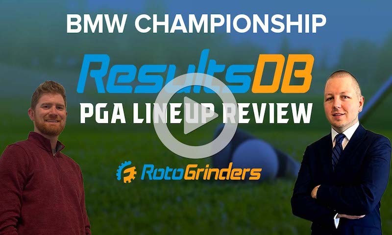 PGA DraftKings DFS Picks and Review - BMW Championship