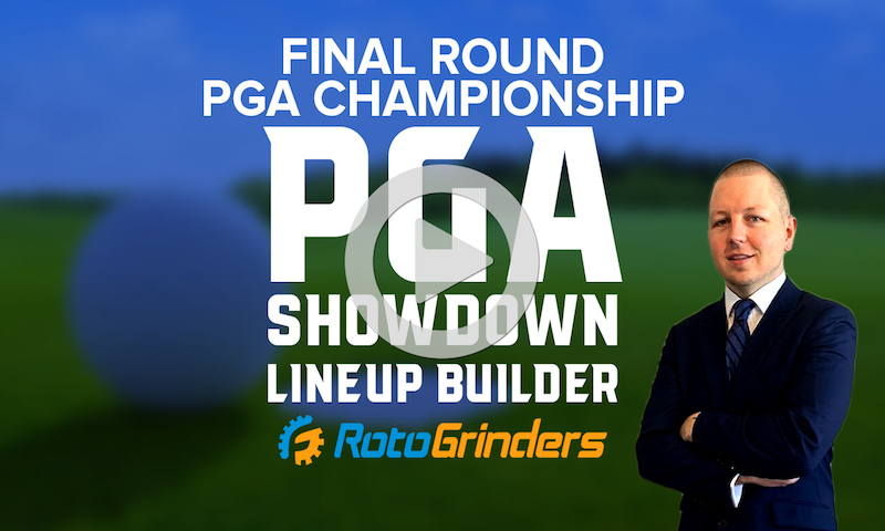 Premium PGA Final Round Showdown Lineup Builder: PGA Championship
