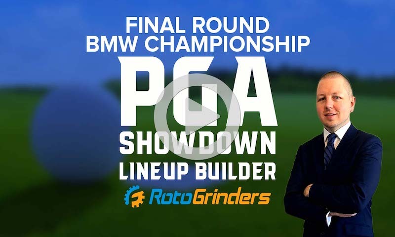 Premium PGA Final Round Showdown Lineup Builder: BMW Championship