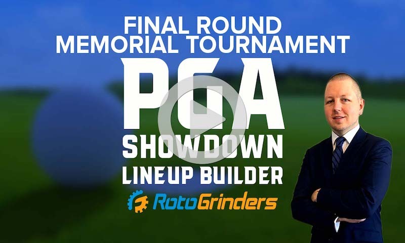 Premium PGA Final Round Showdown Lineup Builder: Memorial Tournament