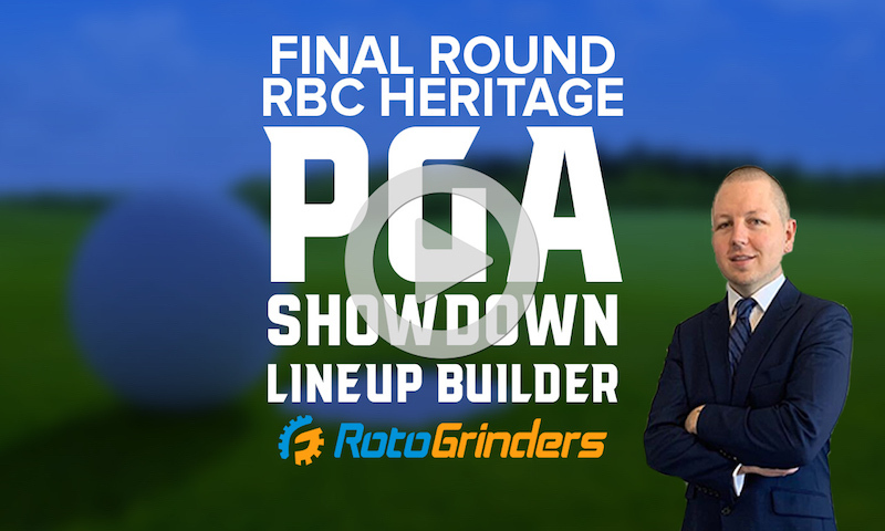 Premium PGA Final Round Showdown Lineup Builder: RBC Heritage