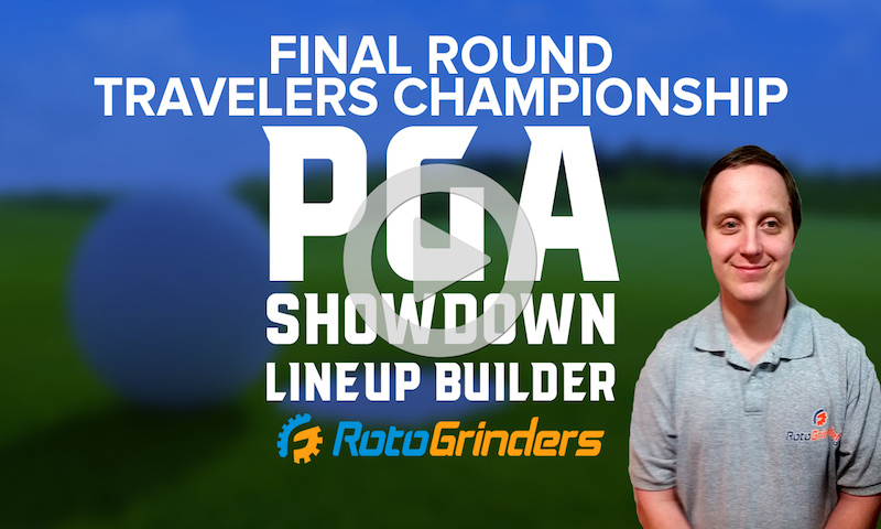 Premium PGA Final Round Showdown Lineup Builder: Travelers Championship