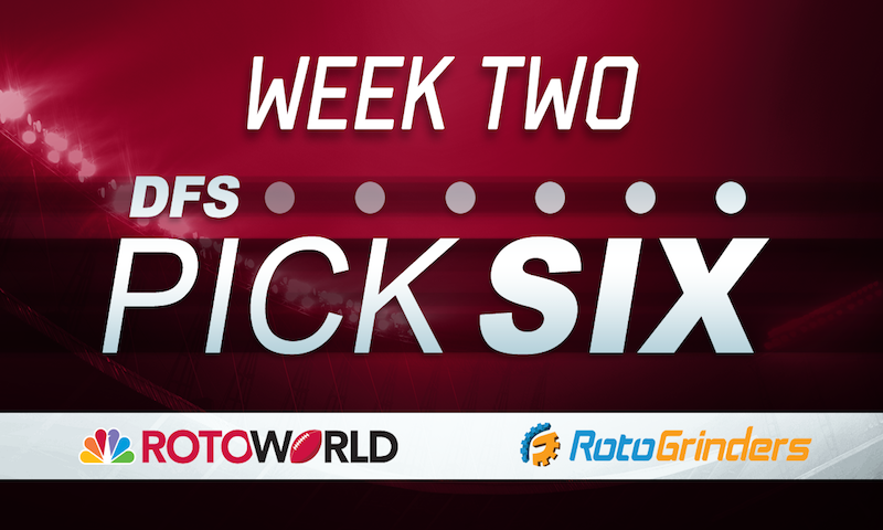 NFL Rotoworld DFS Pick 6 Week 2