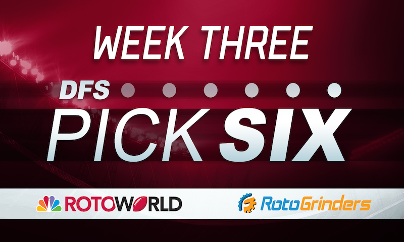 NFL Rotoworld DFS Pick 6 Week 3