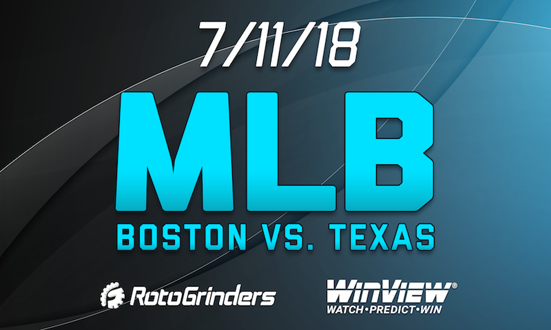 MLB WinView LIVE: Boston vs. Texas 7/11/18