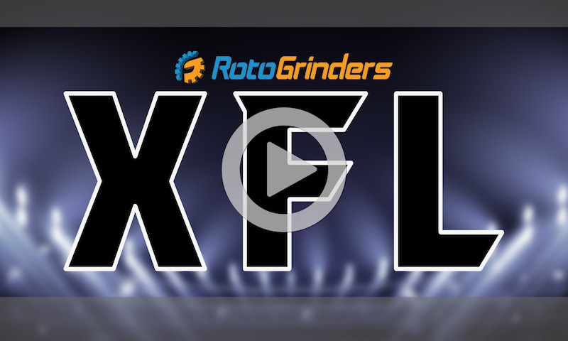 RotoGrinders XFL DFS Premium Primer Podcast