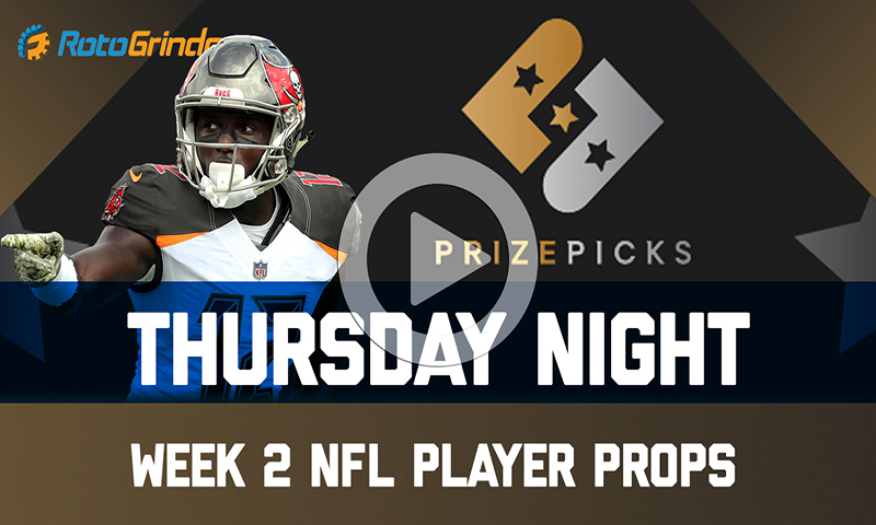 NFL Week 2 Thursday Night Player Props - MyPrizePicks