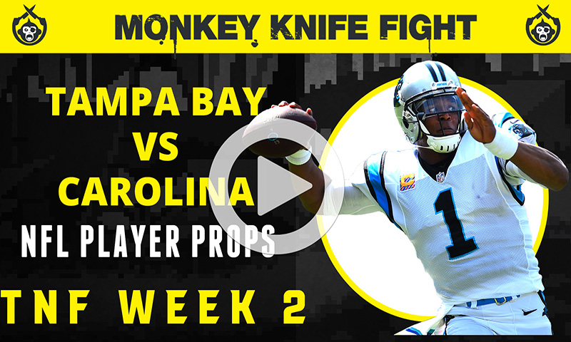 NFL Player Props - Monkey Knife Fight: Week 2 Thursday Night Football