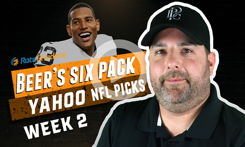 Yahoo NFL Six-Pack: Week 2