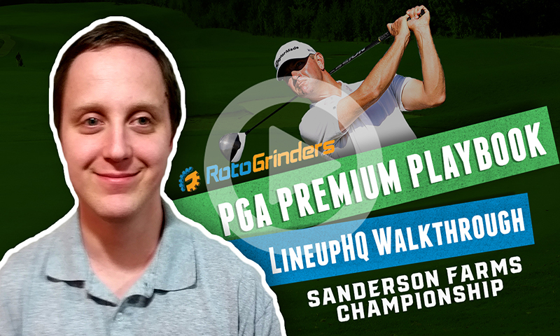 PGA LineupHQ Walkthrough: 2019 Sanderson Farms Championship