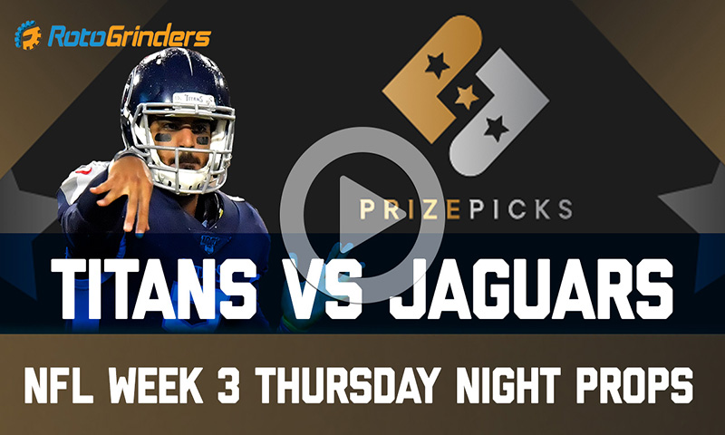 NFL Week 3 Thursday Night Player Props - MyPrizePicks