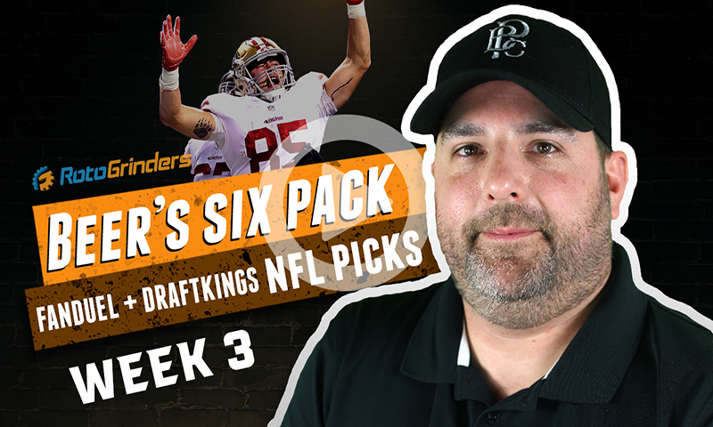 FanDuel & DraftKings NFL Six-Pack: Week 3