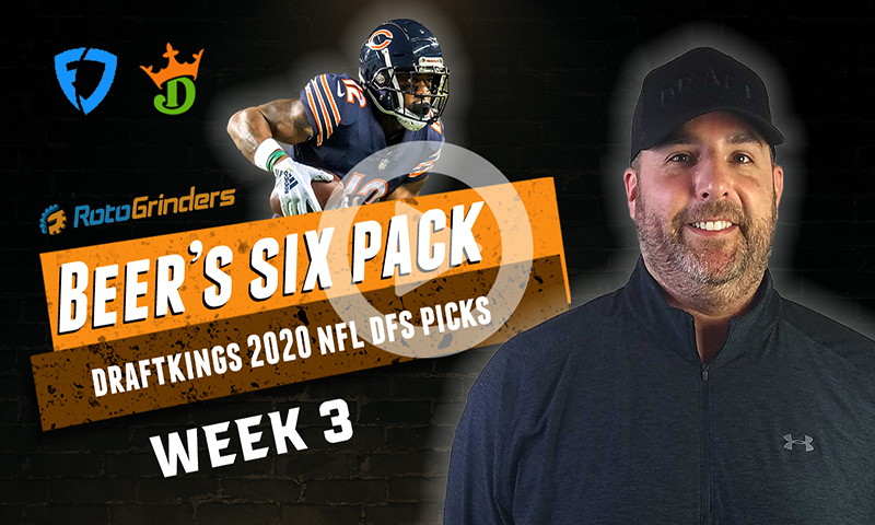 DraftKings and FanDuel NFL Six-Pack: Week 3