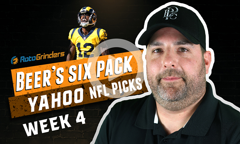 Yahoo NFL Six-Pack: Week 4