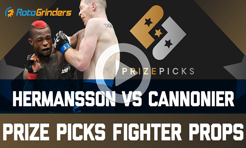 Fighter Props For UFC Copenhagen HERMANSSON VS CANNONIER