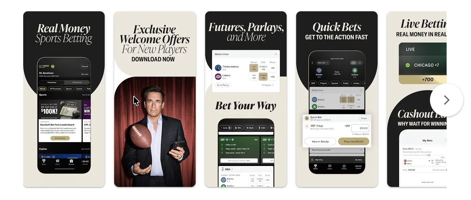 BetMGM mobile app information on Google Play.