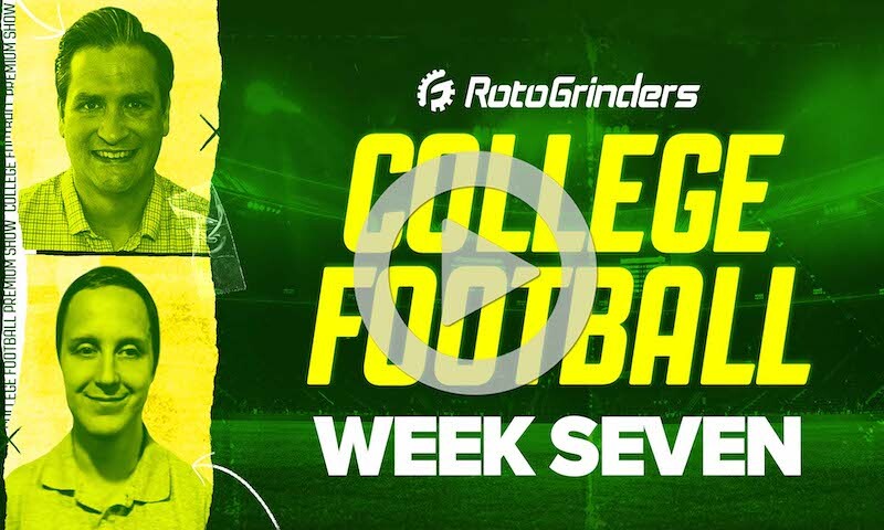 RotoGrinders Premium College Football Breakdown Show: 10/23/21
