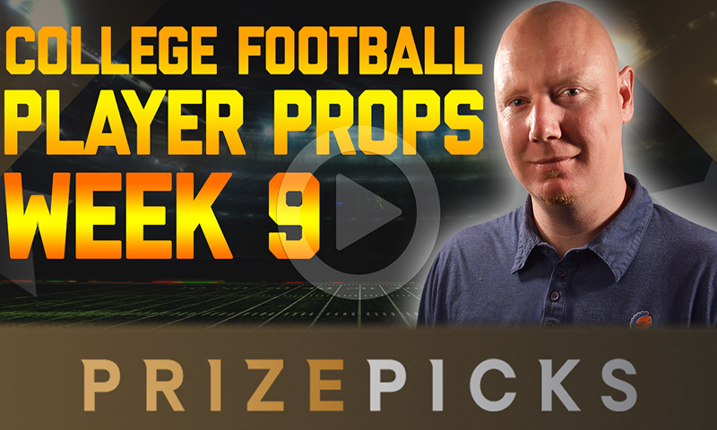 College Football Week 9 Player Props