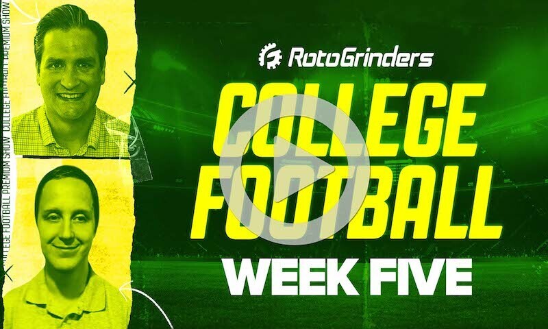 RotoGrinders Premium College Football Breakdown Show: 10/9/21