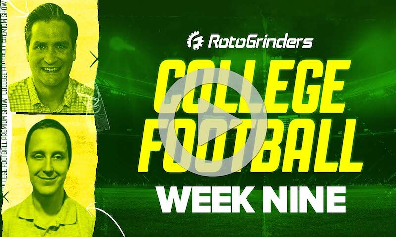 RotoGrinders Premium College Football Breakdown Show: 10/30/21