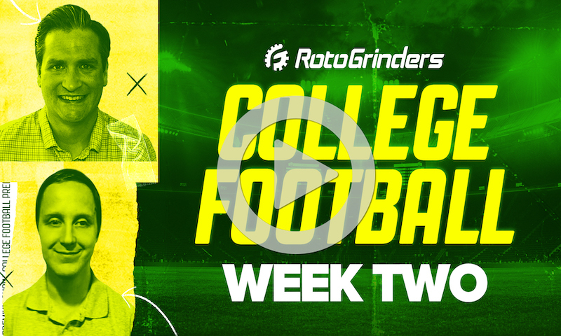 RotoGrinders Premium College Football Breakdown Show: 9/18/21