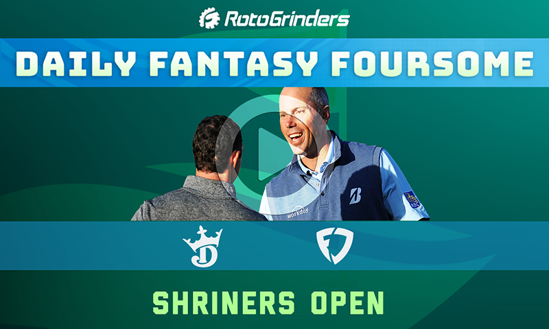 Daily Fantasy Foursome: Shriners Open