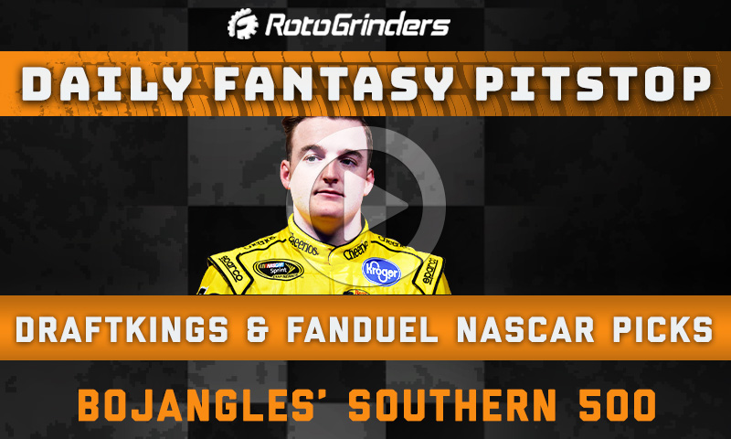 DraftKings NASCAR Picks: Bojangles' Southern 500 - Daily Fantasy Pitstop