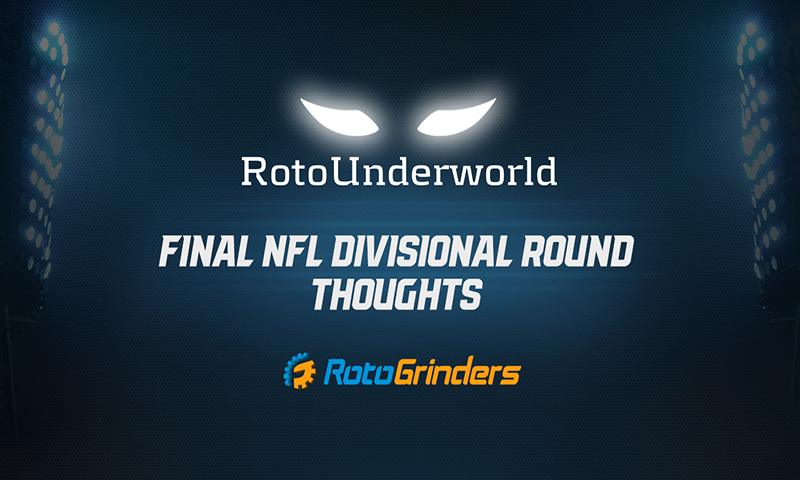 Final NFL Divisional Round Thoughts - RotoUnderworld