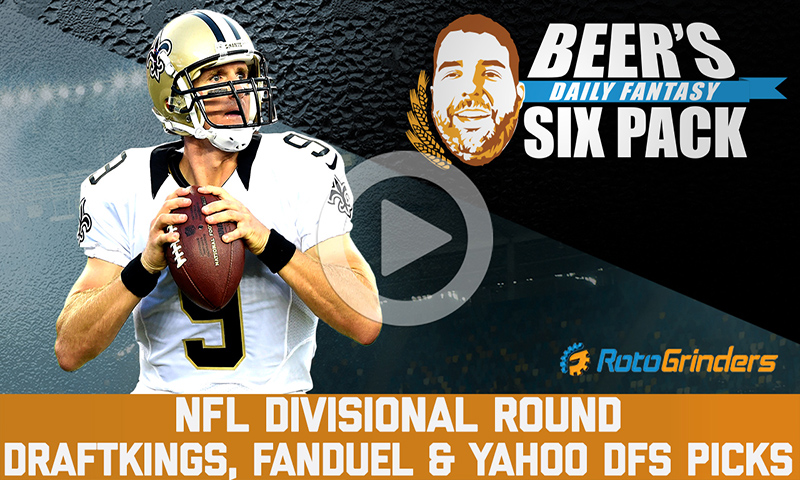 DraftKings, FanDuel & Yahoo NFL Six-Pack: Divisional Round