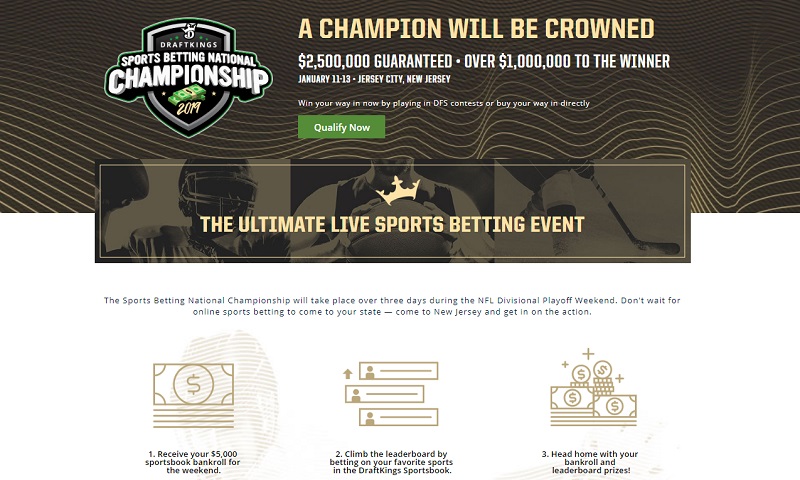 DraftKings Announces 2019 Sports Betting National Championship