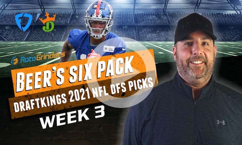 DraftKings and FanDuel NFL Six-Pack: Week 3