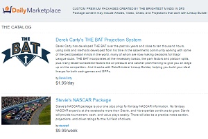 Introducing the RotoGrinders Daily Marketplace