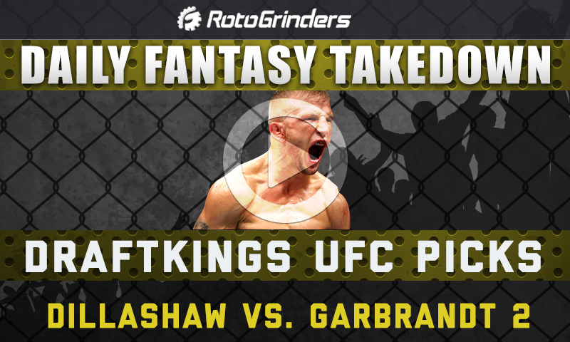 Daily Fantasy Takedown - UFC 227: Dillashaw vs. Garbandt