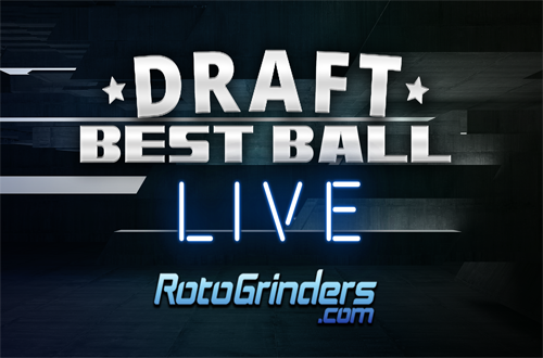 NFL Fantasy DRAFT Best Ball LIVE Picks and Analysis 7/20/17 - RotoGrinders