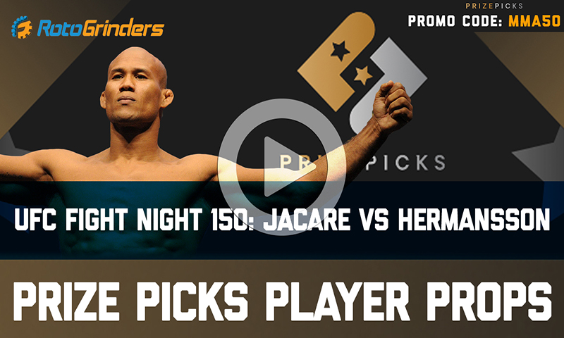PrizePicks MMA Player Props - UFC Fight Night 150: Jacare vs. Hermansson