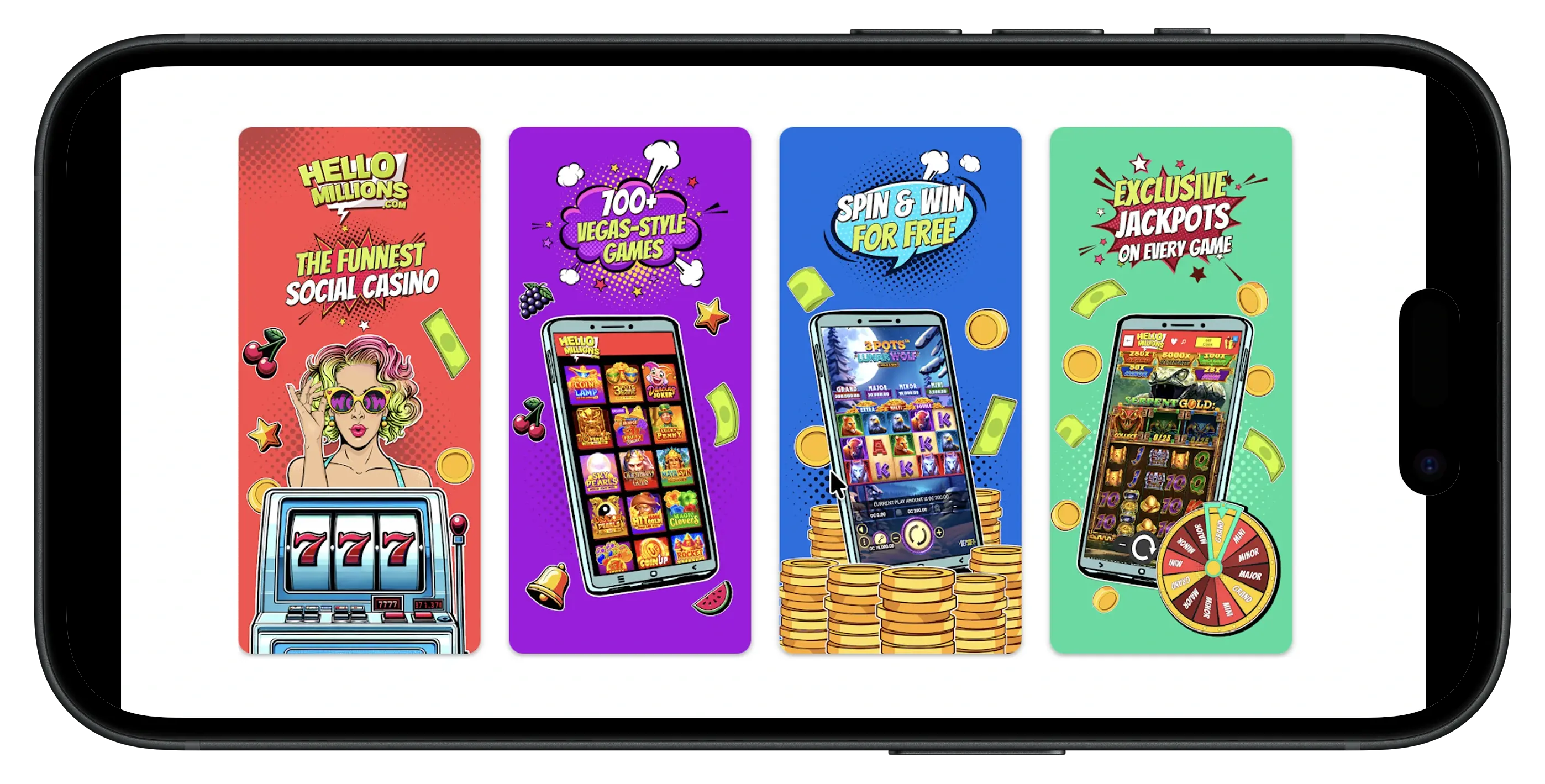 Hello Millions promo code mobile view on the Apple App Store.