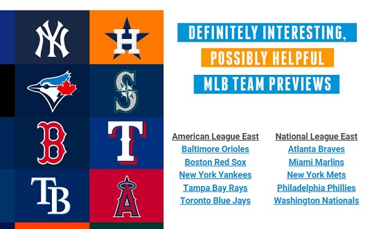 2019 MLB DFS Team Previews Hub