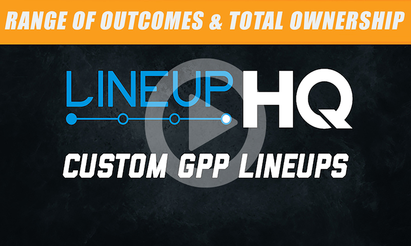LineupHQ Tutorial - Range Of Outcomes & Total Ownership