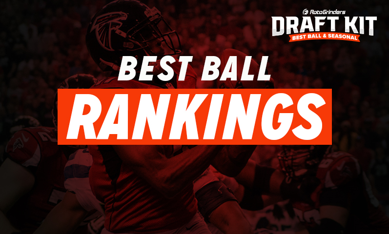 RG Draft Kit: NFL Best Ball Rankings
